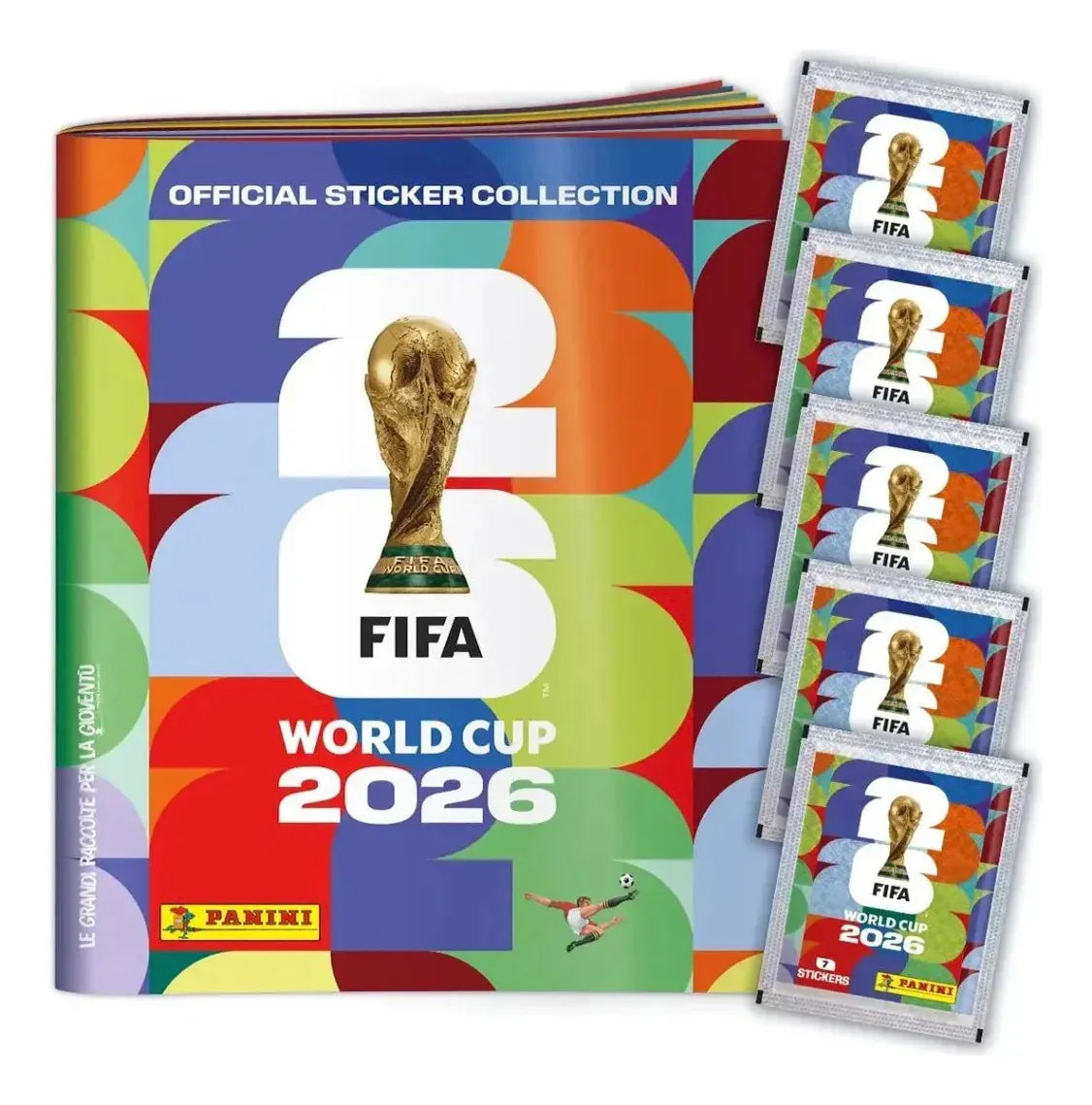 Album Mundial Futbol 2026 + X50 Paquetes Figuritas